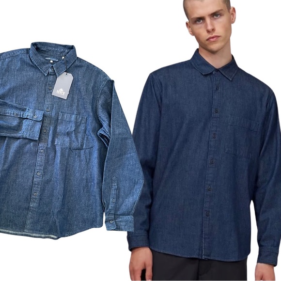 LEVI'S® MADE & CRAFTED® STANDARD SHIRT IN RANIER WASH - Picture 5 of 15